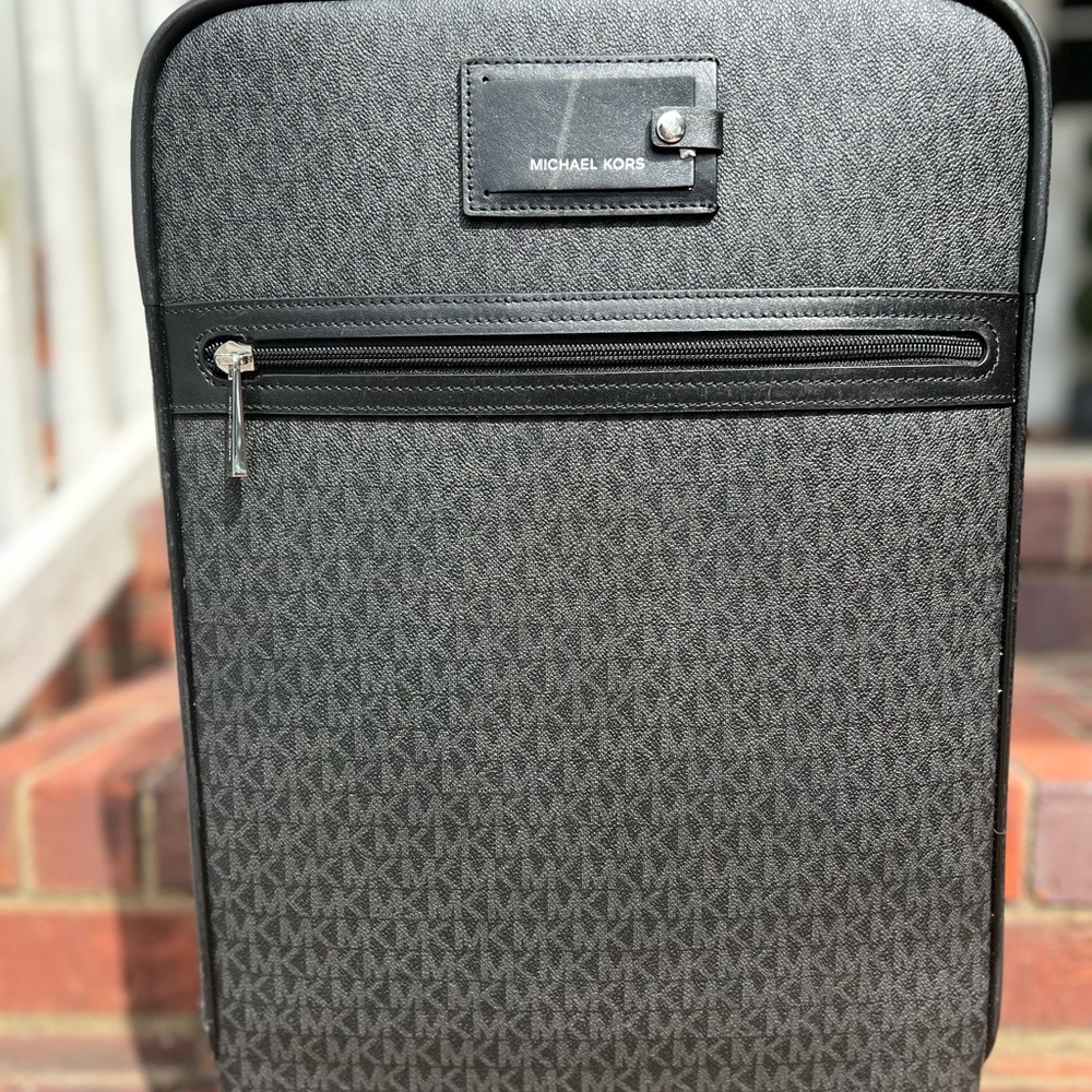 Michael Kors  3 piece Black Logo Luggage Set